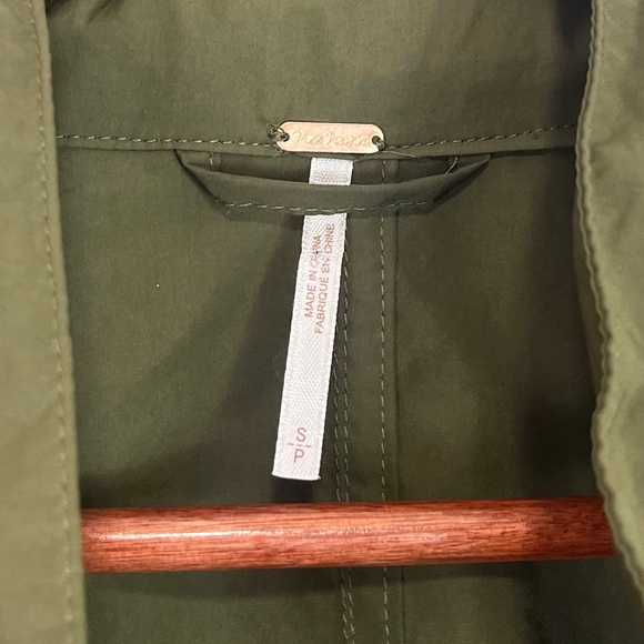 Free People Windswept Hooded Jacket Green Size Small - Picture 7 of 13